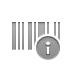 Info, Barcode DarkGray icon