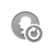 Reload, coin, Silhouette DarkGray icon