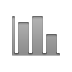 chart, Bar, Stats Gray icon
