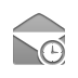 Clock, open, envelope Icon