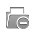 File, delete Gray icon