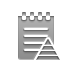pyramid, notepad Gray icon