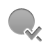 checkmark, dodge DarkGray icon