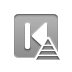 previous, pyramid DarkGray icon