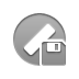 Diskette, cancel DarkGray icon