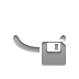 Diskette, Eye, Closed Icon