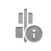 Info, vertical, Center, Align DarkGray icon