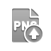 png up, Png, File, Format, Up DarkGray icon