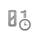 Bit, Clock Gray icon