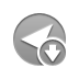Down, Left, arrowhead DarkGray icon