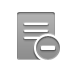 document, delete, stamped DarkGray icon