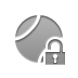 tennis, open, Ball, Lock Gray icon