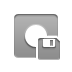 record, Diskette DarkGray icon