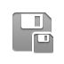 Diskette DarkGray icon