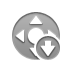 node, Down DarkGray icon