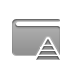 pyramid, wallet DarkGray icon