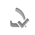 Currency, checkmark, dinar, sign Gray icon