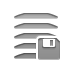 model, osi, Diskette Gray icon