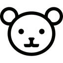 zoo, Animals, Animal Kingdom, bear, wildlife, mammal Black icon