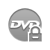 Disk, Dvd, Lock DarkGray icon