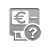 Euro, Atm, help DarkGray icon