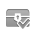 checkmark, chest, treasure DarkGray icon