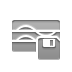 wave, Diskette, Stereo DarkGray icon