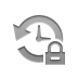 backup, Lock Gray icon