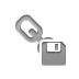 Link, Diskette Gray icon