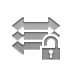 open, Lock, isdn DarkGray icon