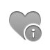 Heart, Info DarkGray icon