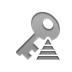 Key, pyramid Icon