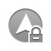 arrowhead, Lock, Up Icon