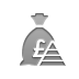 pyramid, Bag, pound, Money Icon