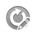 pencil, Reload Gray icon