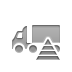 Trailer, Semi, pyramid, truck DarkGray icon