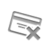 credit, cross, card DimGray icon