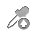 Up, Dropper, dropper up Gray icon