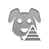 dog, pyramid Icon