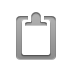 Clipboard Gray icon