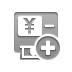 yen, Add, Atm DarkGray icon