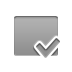 checkmark, Rectangle DarkGray icon