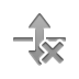 vertical, cross, Flip Icon