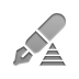 pyramid, Pen Gray icon