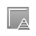 pyramid, square DarkGray icon