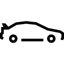 vehicle, Automobile, Car, transportation, transport Black icon