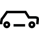 Automobile, transportation, Car, vehicle, transport Black icon