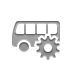Gear, Bus Gray icon