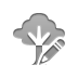 pencil, Tree Gray icon