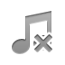 Note, music, cross, beamed Icon